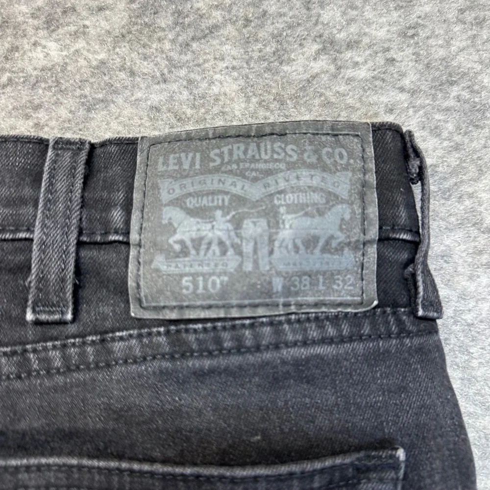 Lot of 4 Levi's Skinny Slim Jeans Mens 38x32 Black Blue Tan 510 511 Work Pants